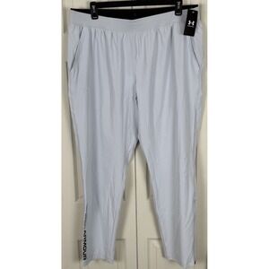 Under Armour Men's UA Storm Run Pants XXL Gray Zip Ankle Train Athletic Soccer